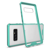 Handy Tasche für Samsung Galaxy Note 8 Case Schutz Hülle Cover Transparent Grün
