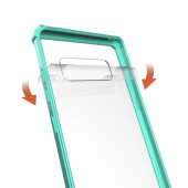 Handy Tasche für Samsung Galaxy Note 8 Case Schutz Hülle Cover Transparent Grün