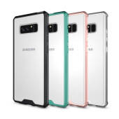 Handy Tasche für Samsung Galaxy Note 8 Case Schutz Hülle Cover Transparent Grün