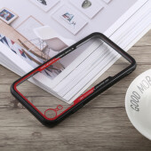 Schutzhülle für iPhone XR Cover Case Panzer Hülle Tasche Rot Schwarz