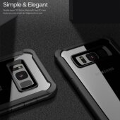 Handy Tasche für Samsung Galaxy S8 Plus Panzer Schutz Hülle Case Cover Rot