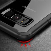 Handy Tasche für Samsung Galaxy S8 Plus Panzer Schutz Hülle Case Cover Rot