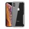 Schutzhülle für iPhone XS FULL COVER Case Panzer Hülle Tasche Bumper Silber