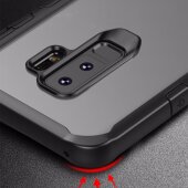 Handytasche für Samsung Galaxy S9 Full Panzer Case Schutz Hülle Cover Rot