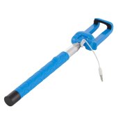 Selfie Stick für iPhone Samsung Sony Huawei Xiaomi LG HTC 23,5cm-105,5cm Blau