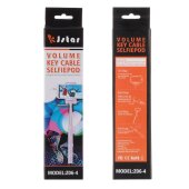 Selfie Stick für iPhone Samsung Sony Huawei Xiaomi LG HTC 23,5cm-105,5cm Blau