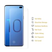 4x 9H Panzernanoglas für Samsung Galaxy S10 Plus FULL CURVED MATT ENTSPIEGELT Displayschutz Schutzglas Schutzfolie Panzerglas ANTI-SHOCK/ ANTI-KRATZ/ ANTI-BRUCH/ ANTI-SCHMUTZ