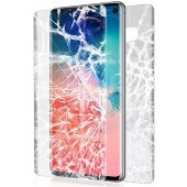 2x 9H Nano-Glass für Samsung Galaxy S10 FULL COVER 3D KLAR Anti-Shock Anti-Bruch Anti-Stoß Anti-Schmutz Panzernanoglas Displayschutz Schutzfolie Panzerfolie Panzerglas Screen-Protector F/B