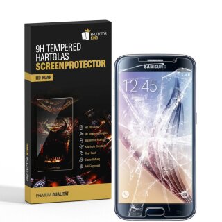 3x 9H Hartglas für Samsung Galaxy S6 Displayschutz Schutzglas Schutzfolie KLAR Panzerfolie Panzerglas Displayglas Glasfolie Echtes Glas