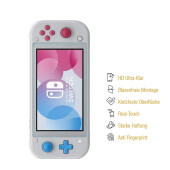 4x Panzerfolie für Nintendo Switch Lite Displayschutz Schutzfolie KLAR ANTI-SHOCK/ ANTI-KRATZ/ ANTI-STOSß/ ANTI-BRUCH/ ANTI-SPLITTER
