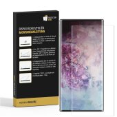 3x 9H Nano-Glass für Samsung Galaxy Note 10 FULL COVER 3D KLAR Anti-Shock Anti-Bruch Anti-Stoß Anti-Schmutz Panzernanoglas Displayschutz Schutzfolie Panzerfolie Panzerglas Screen-Protector