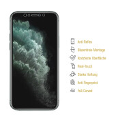 3x Panzerfolie für iPhone 11 FULL COVER ANTI-SCHOCK Displayschutzfolie MATT