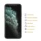 4x 9H Nano-Glass für iPhone 11 Pro FULL COVER 3D KLAR Anti-Shock Anti-Bruch Anti-Stoß Anti-Schmutz Panzernanoglas Displayschutz Schutzfolie Panzerfolie Panzerglas Screen-Protector