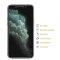 3x Displayschutzfolie für iPhone 11 Pro Max FULL COVER Displayfolie MATT