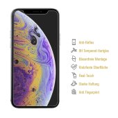 1x 9H Panzerglas für iPhone 11 Pro Max Displayschutz Schutzglas Hartglas Schutzfolie Panzerfolie Displayglas ANTI-REFLEX MATT ENTSPIEGELT