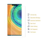 2x Panzerfolie für Huawei Mate 30 Pro FULL COVER Displayschutzfolie HD KLAR