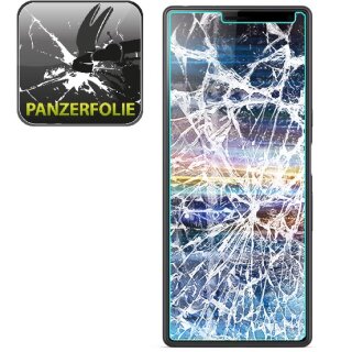 6x Panzerfolie für Sony Xperia 10 ANTI-SCHOCK Displayschutz Displayfolie HD KLAR
